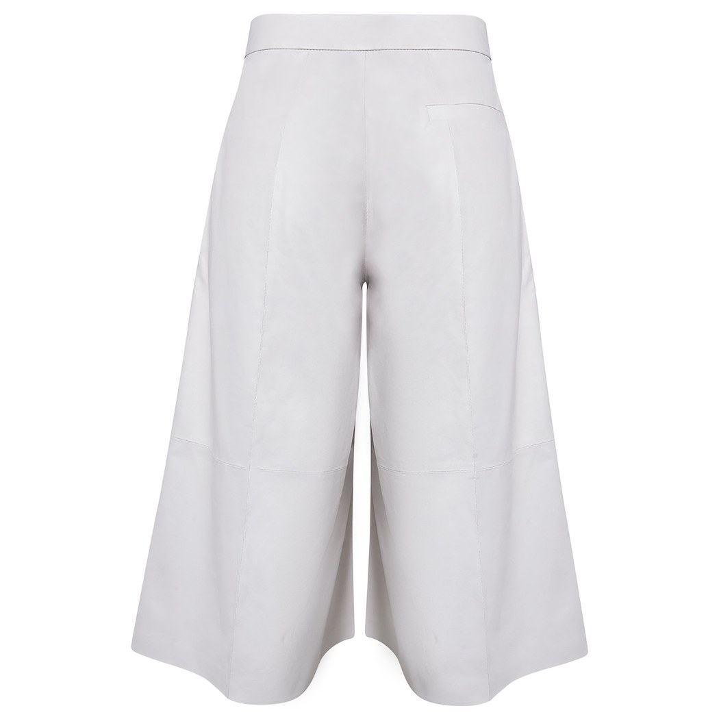 Adele Kadın Deri Bermuda Pantolon