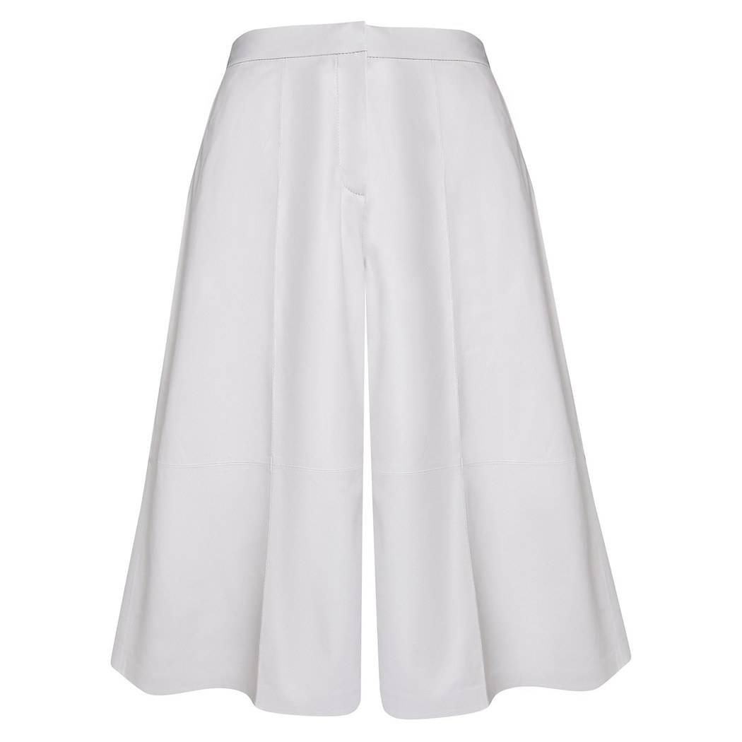 Adele Kadın Deri Bermuda Pantolon