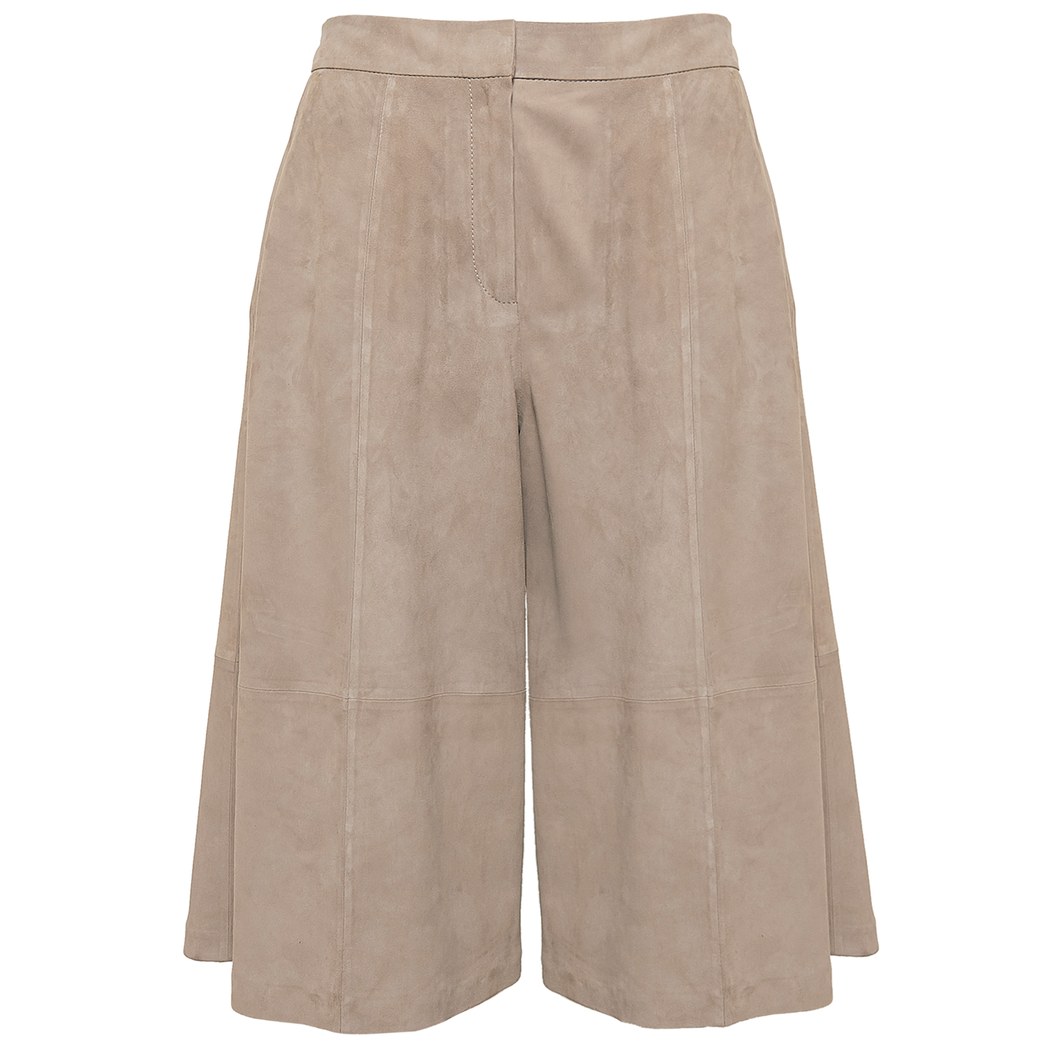 Adele Kadın Süet Bermuda Pantolon