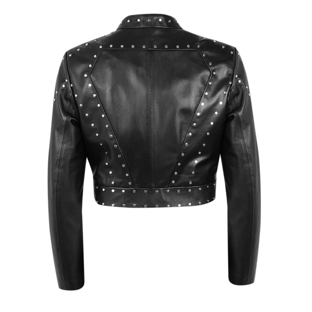 Ady Siyah Kadın Deri Ceket