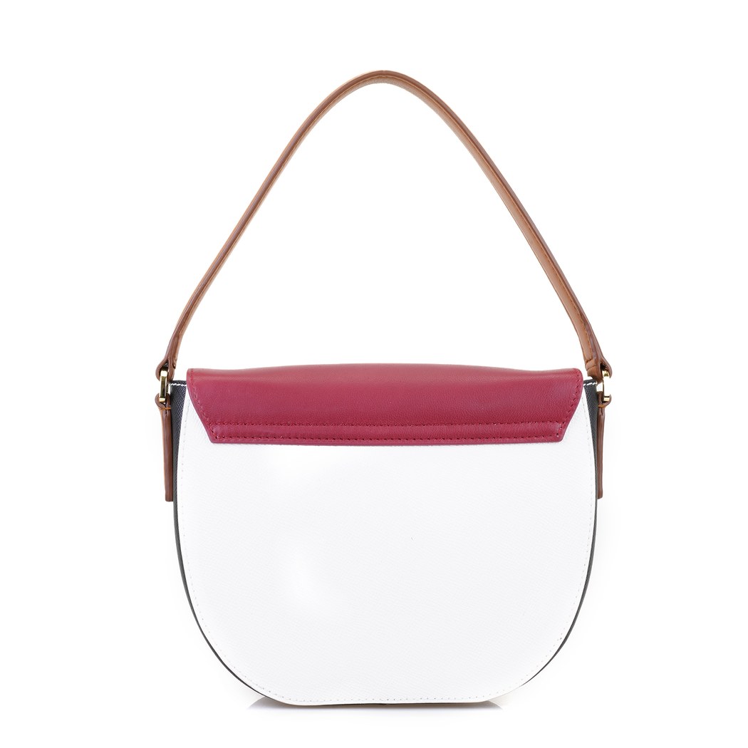 Afsooz Bordo Kadın Deri Omuz Çantası