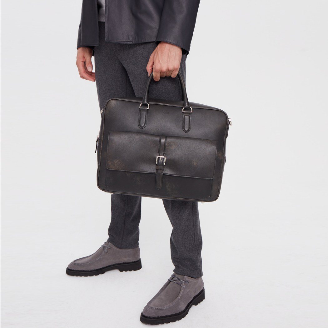 Ahren Kahve Erkek Deri Evrak Çantası