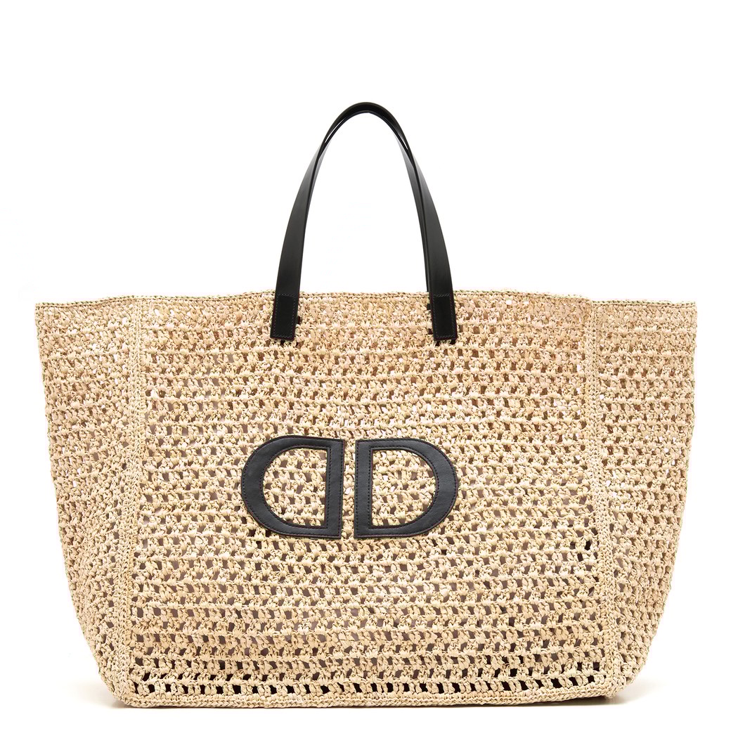 Aidan Krem Kadın Deri Hasır Omuz Çantası