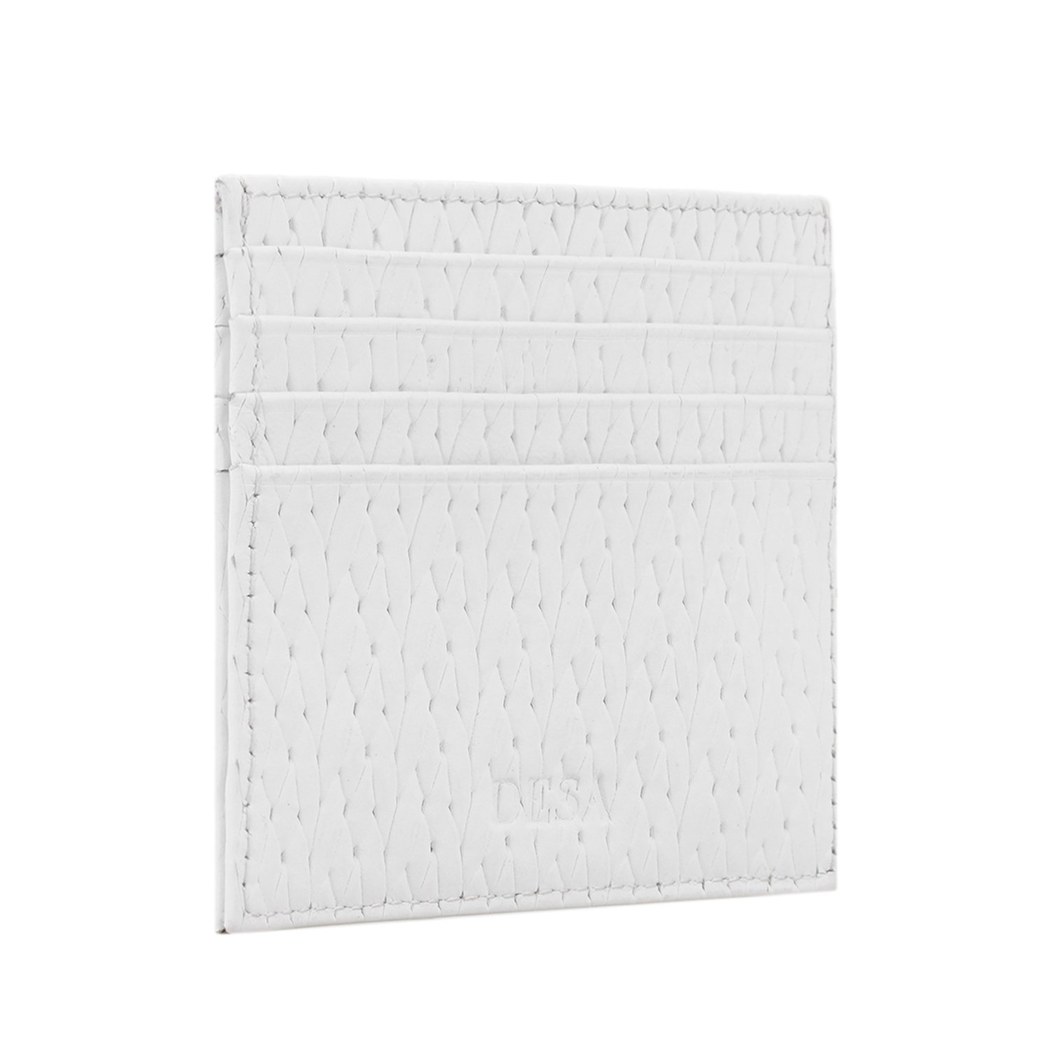 Ainsley Beyaz Kadın Deri Kartlık