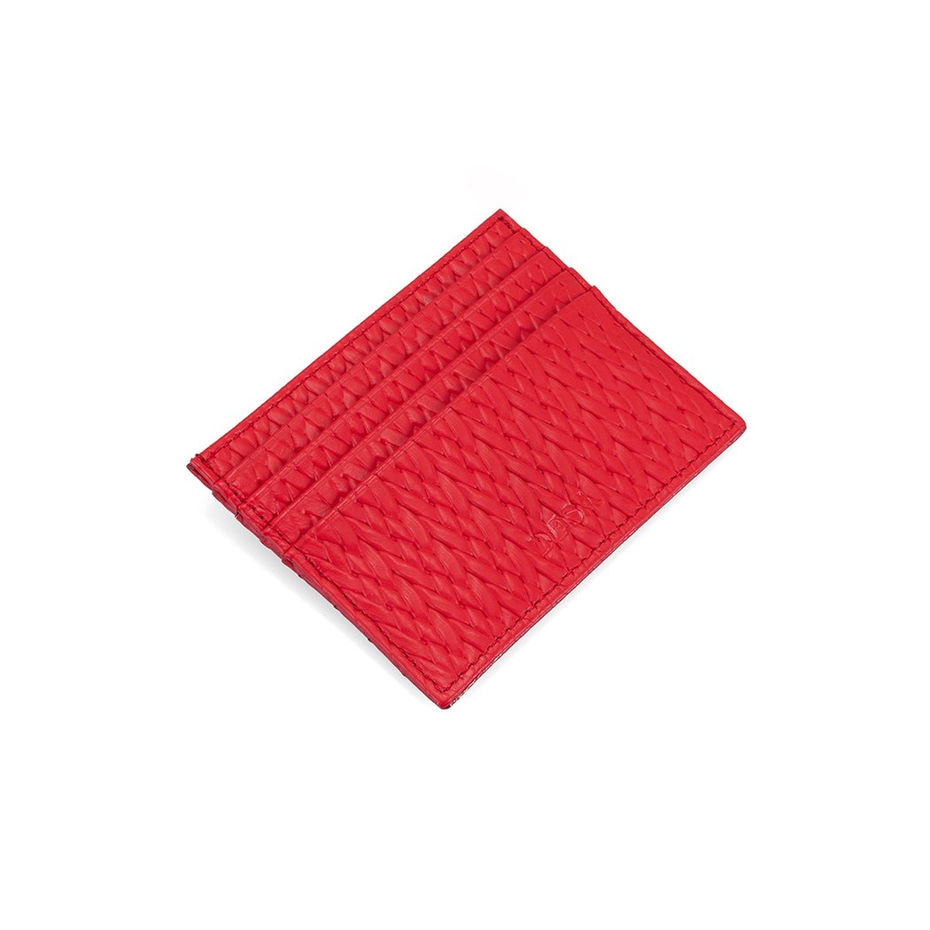 Ainsley Kırmızı Kadın Deri Kartlık