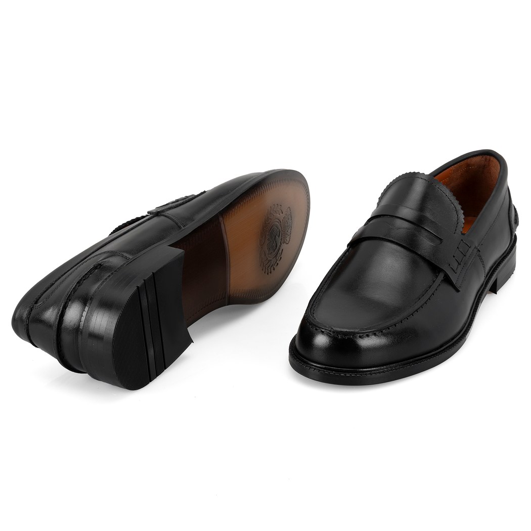 Aista Siyah Erkek Günlük Deri Ayakkabı