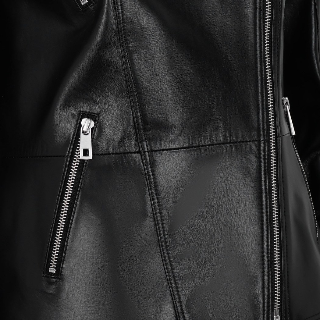 Akadia Siyah Kadın Deri Ceket