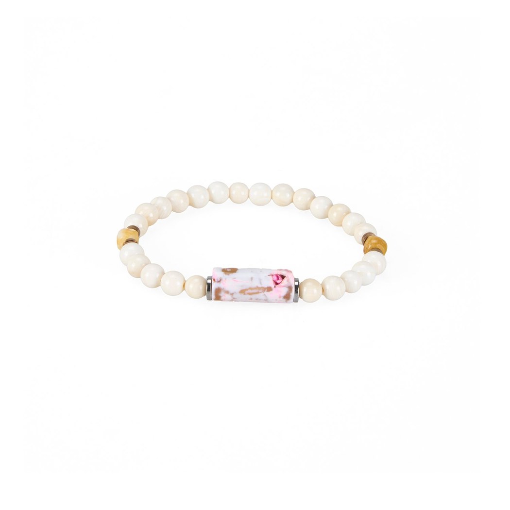 Akik & Shell Doğal Taşlı Kadın Bileklik