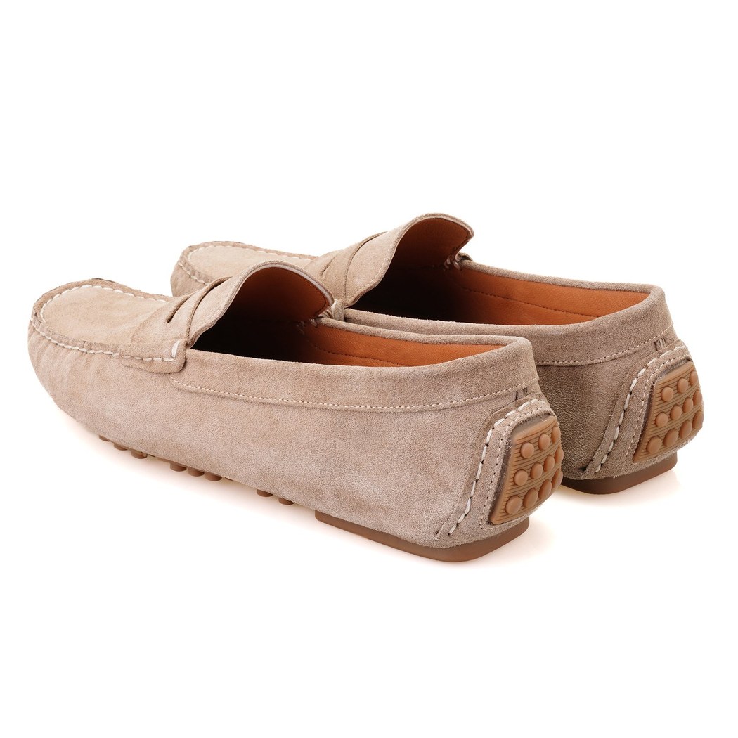 Akira Kahve Erkek Süet Deri Loafer