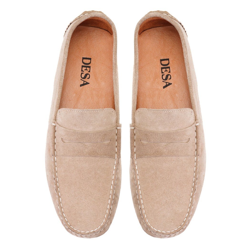 Akira Kahve Erkek Süet Deri Loafer