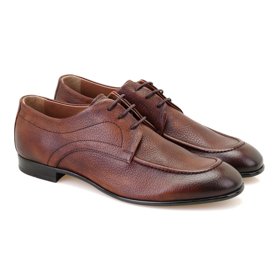 Alana Kahve Erkek Deri Klasik Ayakkabı