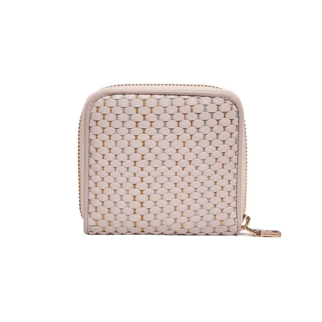 Aleece Örgü Desenli Kadın Deri Cüzdan
