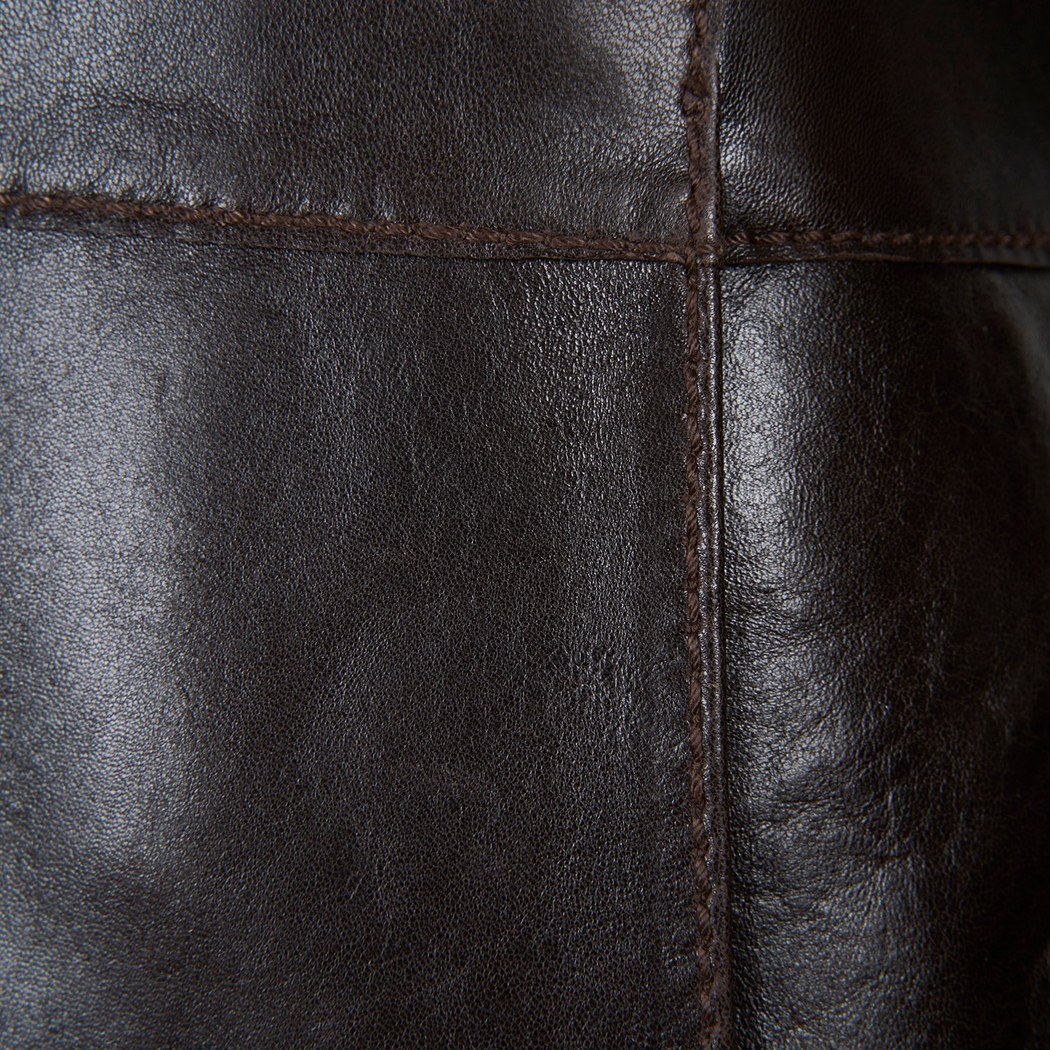 Alenna Kahve Kadın Deri Ceket