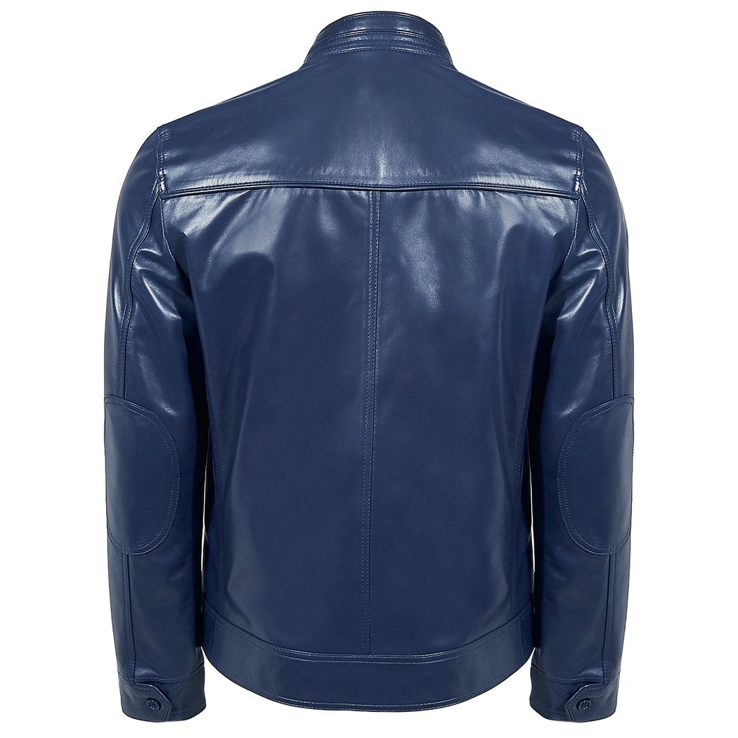 Aleron Erkek Çift Taraflı Deri Mont