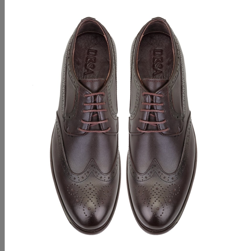 Aletta Kahve Erkek Deri Klasik Ayakkabı