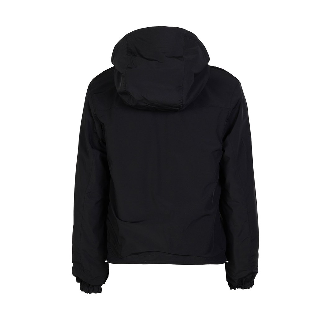 Alette Siyah Kadın Çift Taraflı Bomber Deri Ceket