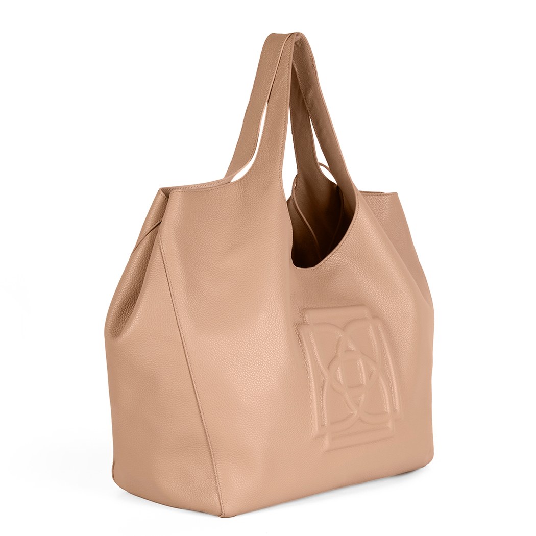 Alexandra Bej Kadın Deri Omuz Çantası