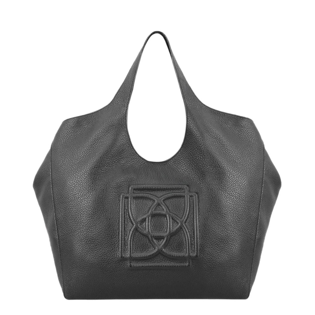 Alexandra Siyah Kadın Deri Omuz Çantası