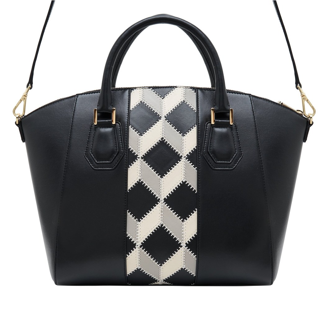 Algebra Kadın Patchwork Deri Omuz Askılı Çanta