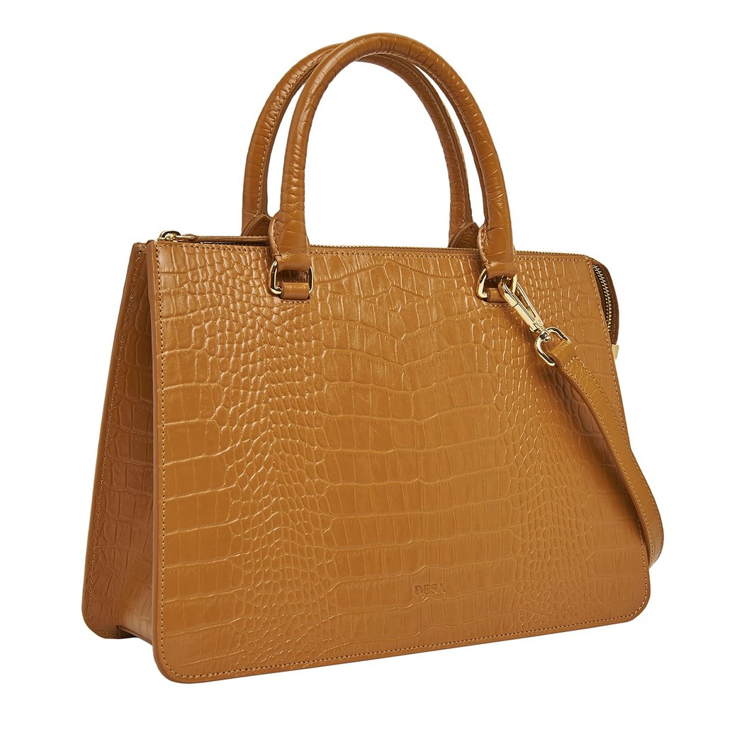 Algue Kadın Kroko Baskılı Deri Omuz Askılı Çanta