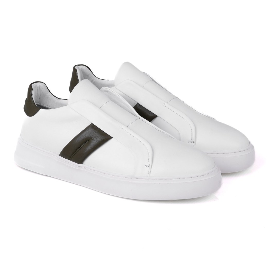 Alice Beyaz Erkek Deri Spor Ayakkabı