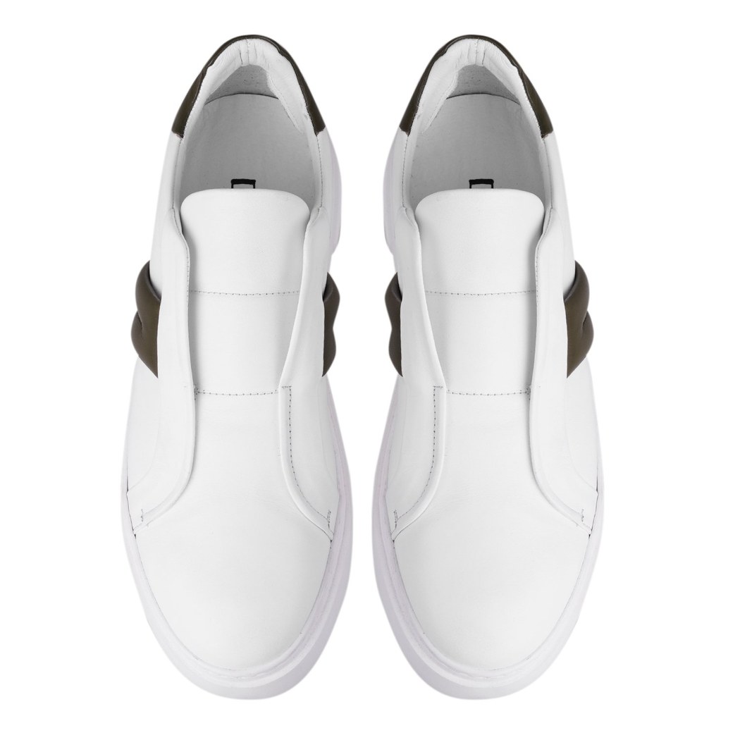 Alice Beyaz Erkek Deri Spor Ayakkabı