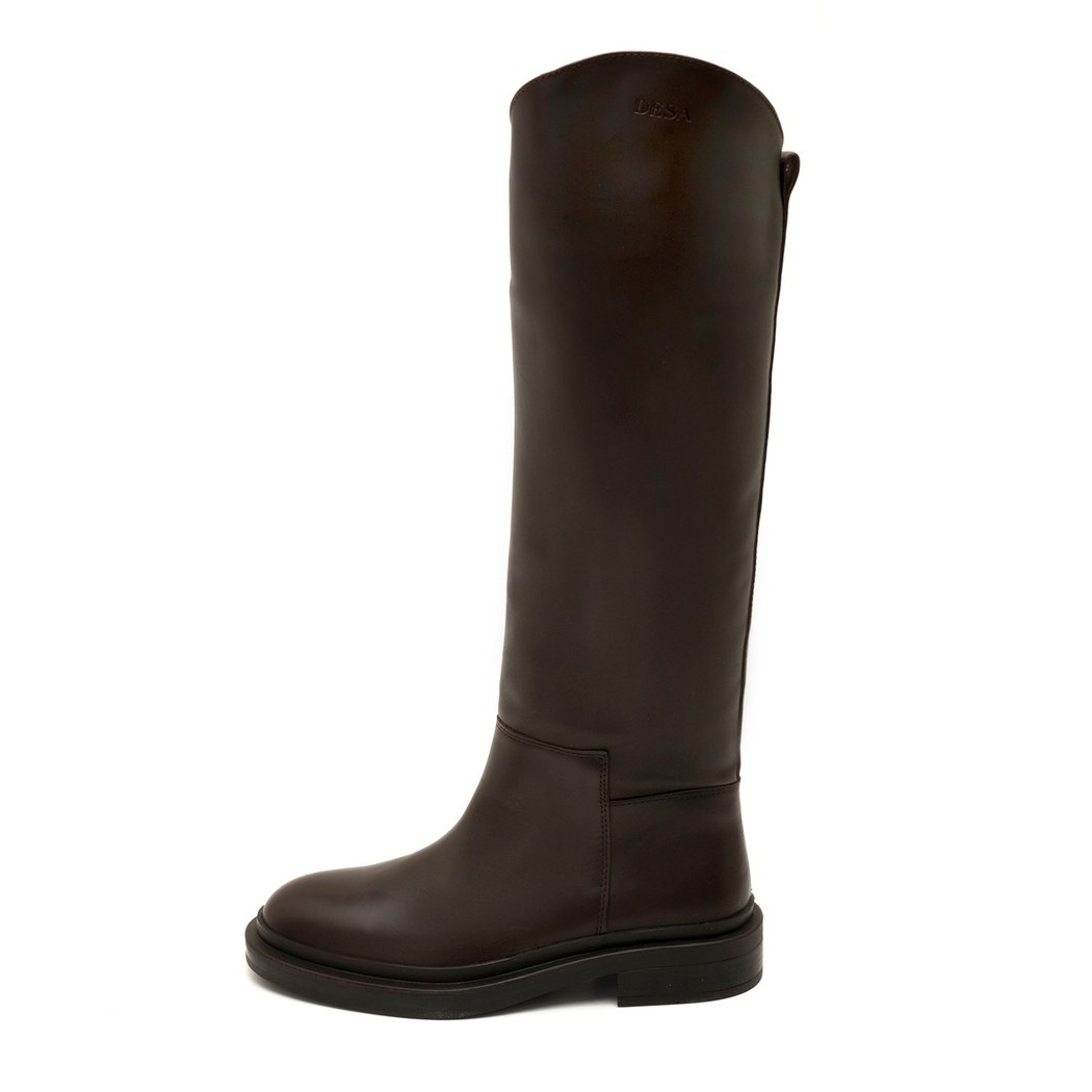 Alice Kahve Kadın Deri Çizme