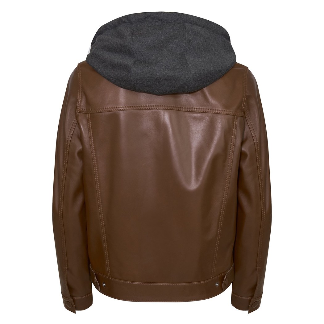 Alicia Konyak Kadın Deri Kapüşonlu Ceket