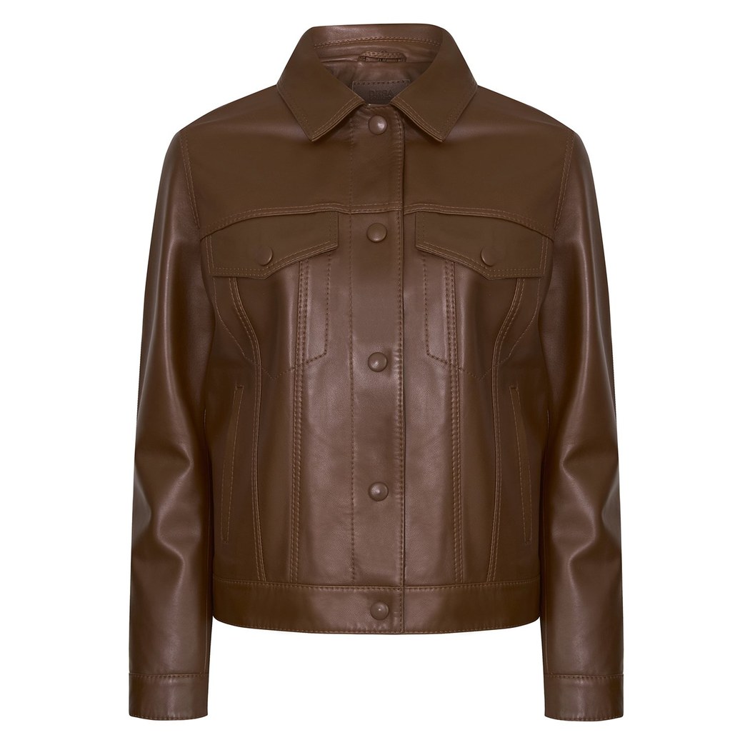 Alicia Konyak Kadın Deri Kapüşonlu Ceket