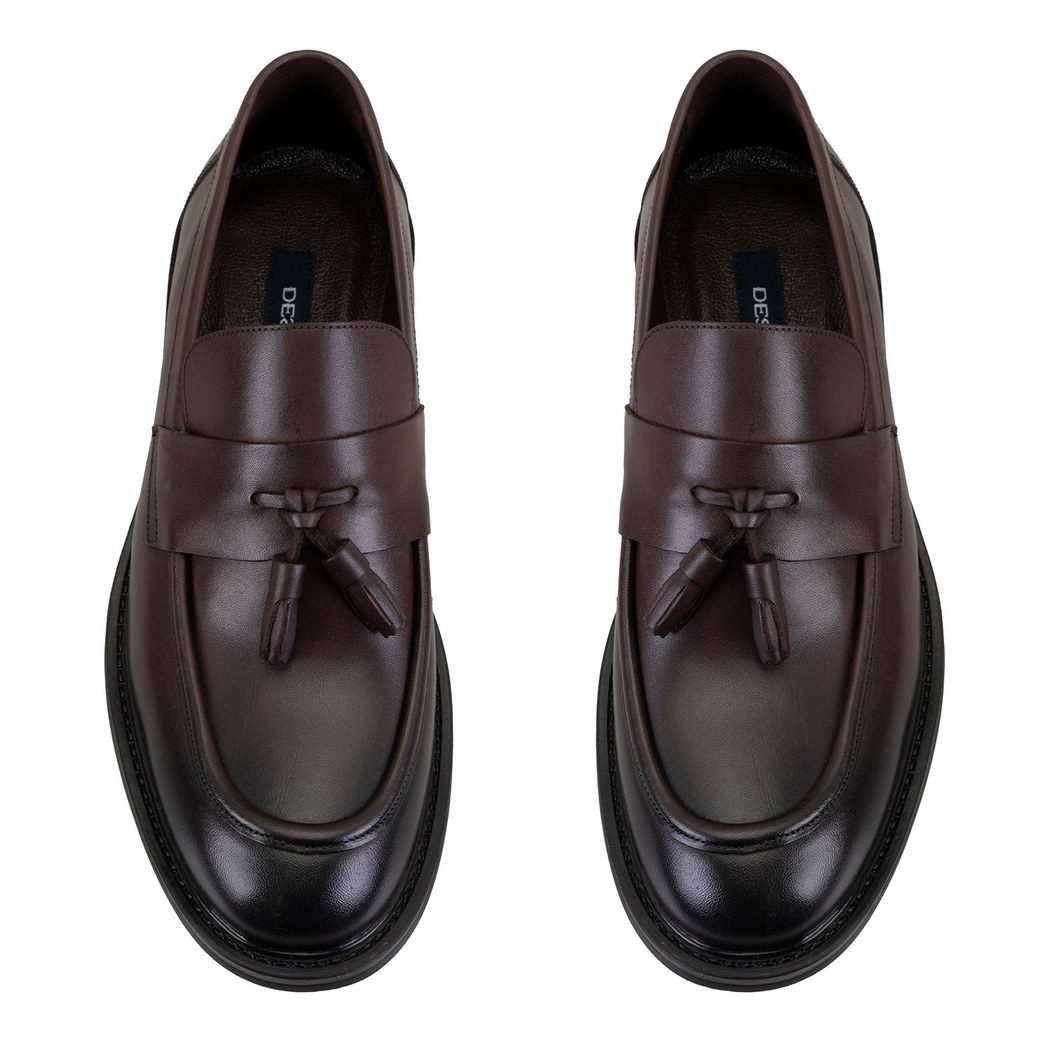 Alinna Kahve Erkek Deri Loafer