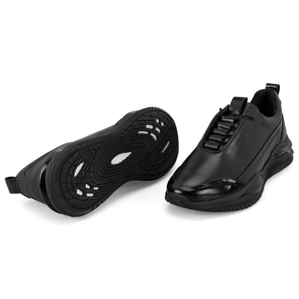 Alisa Siyah Erkek Deri Spor Ayakkabı