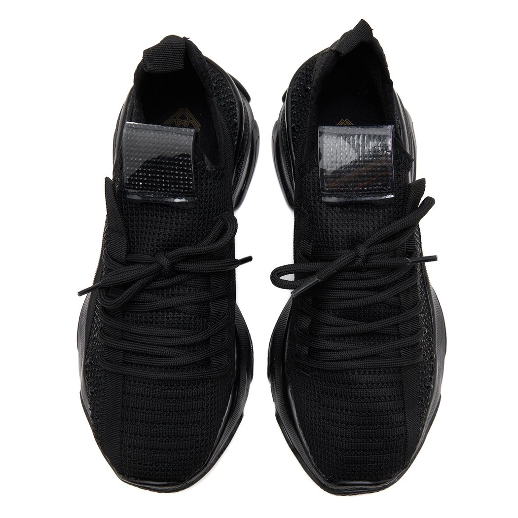 Allan Siyah Kadın Triko Spor Ayakkabı