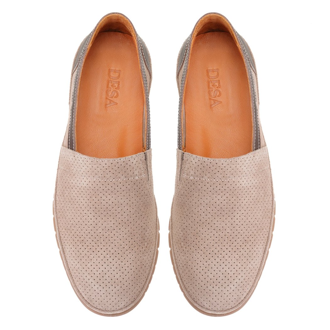 Alma Kahve Erkek Süet Deri Loafer