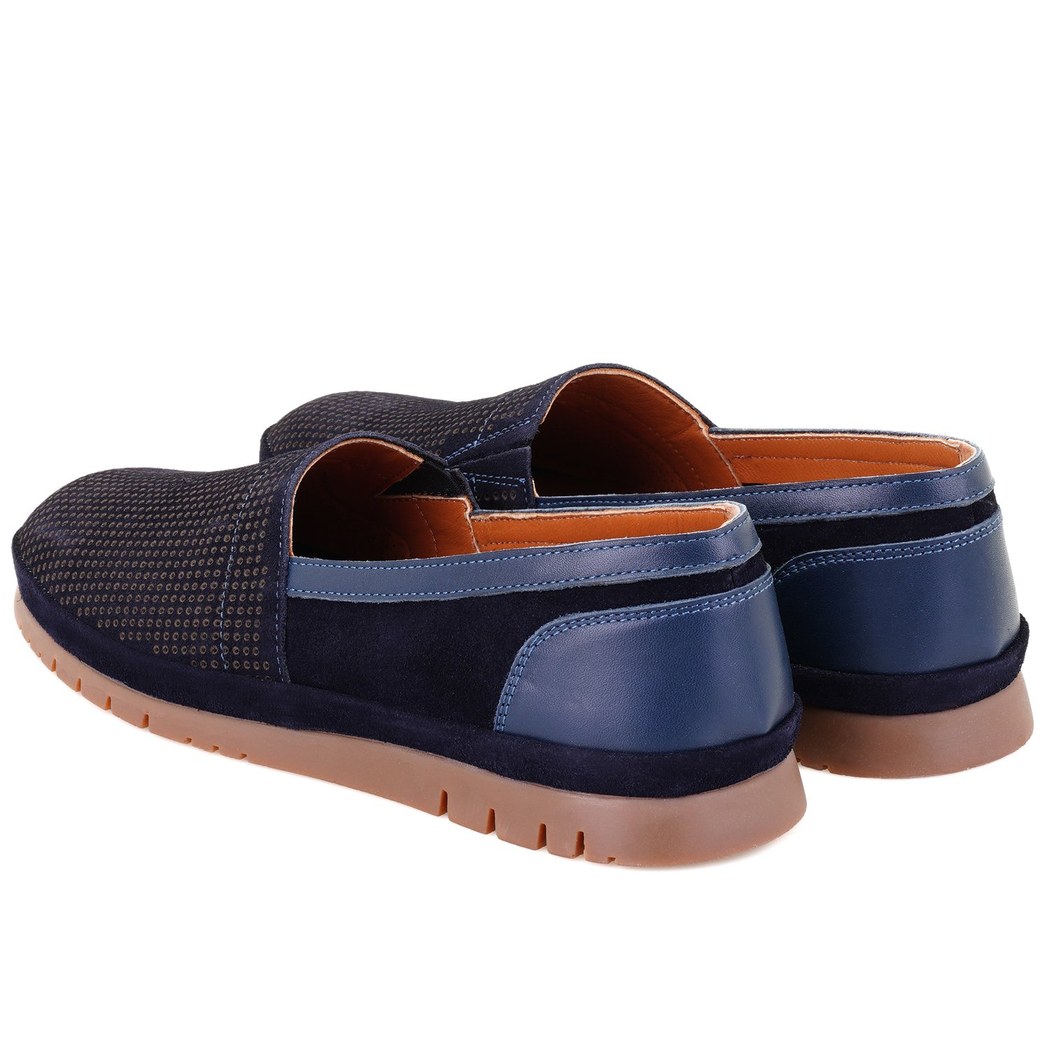 Alma Lacivert Erkek Süet Deri Loafer