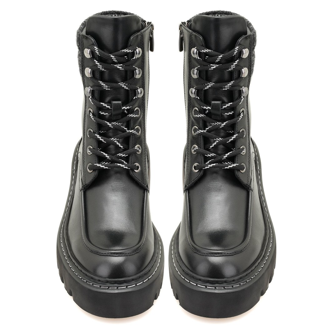 Alona Siyah Kadın Deri Bot