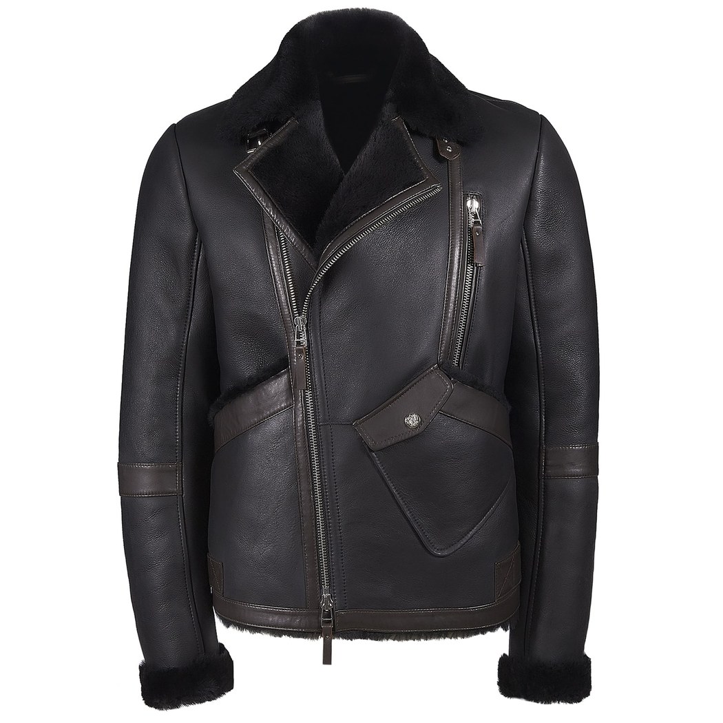 Alonso Siyah Kürklü Erkek Mont