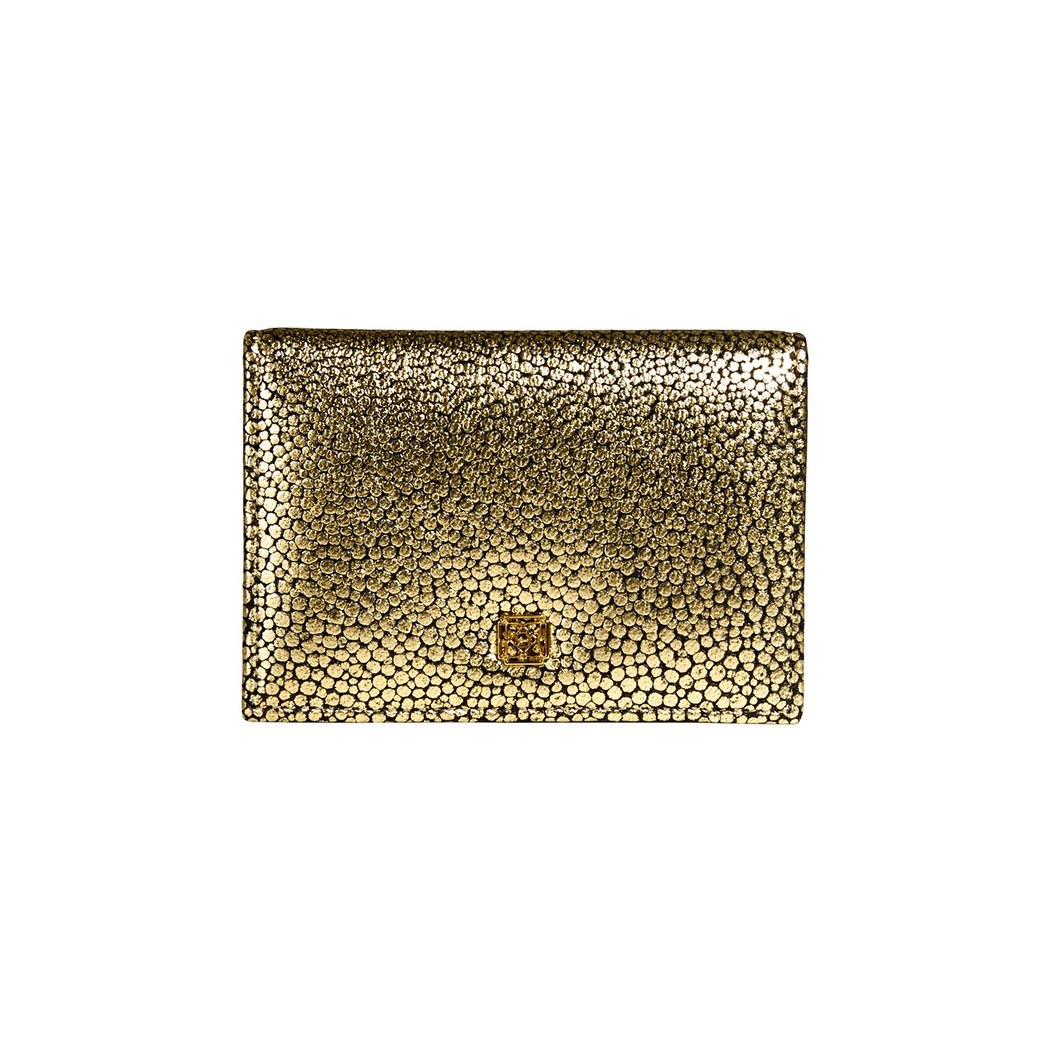 Altın Fidel Kadın Deri Kartlık