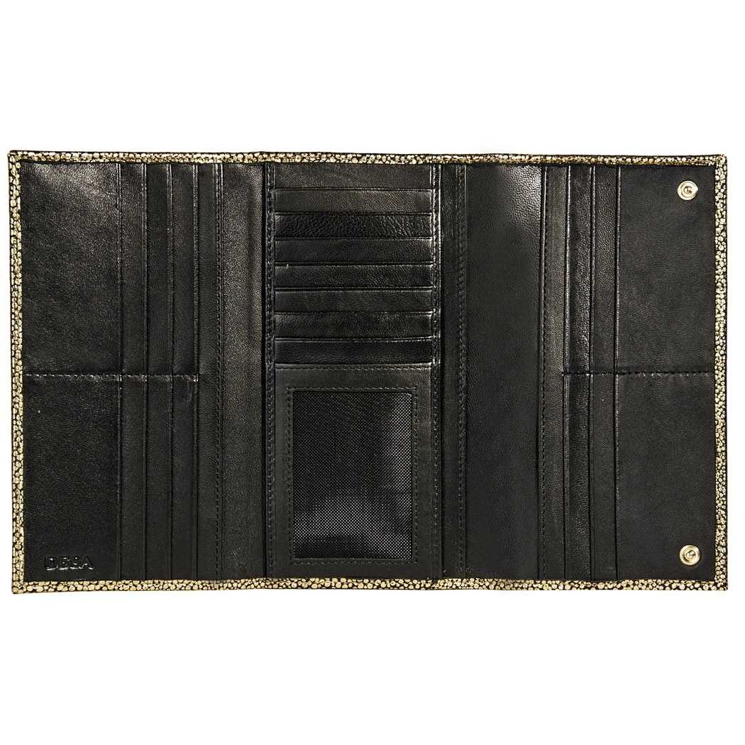 Altın Kadın Deri Cüzdan