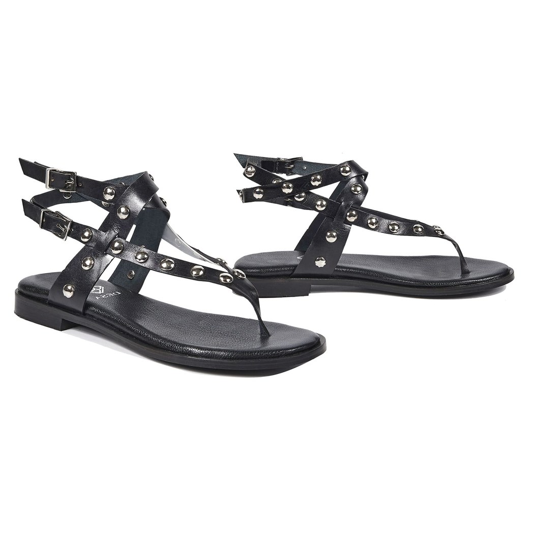 Alva Kadın Deri Sandalet