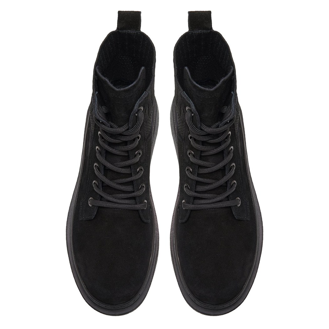 Amanda Siyah Kadın Süet Bot