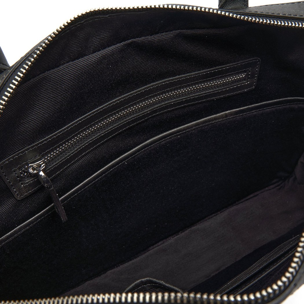 Amelio Siyah Erkek Deri Evrak Çantası