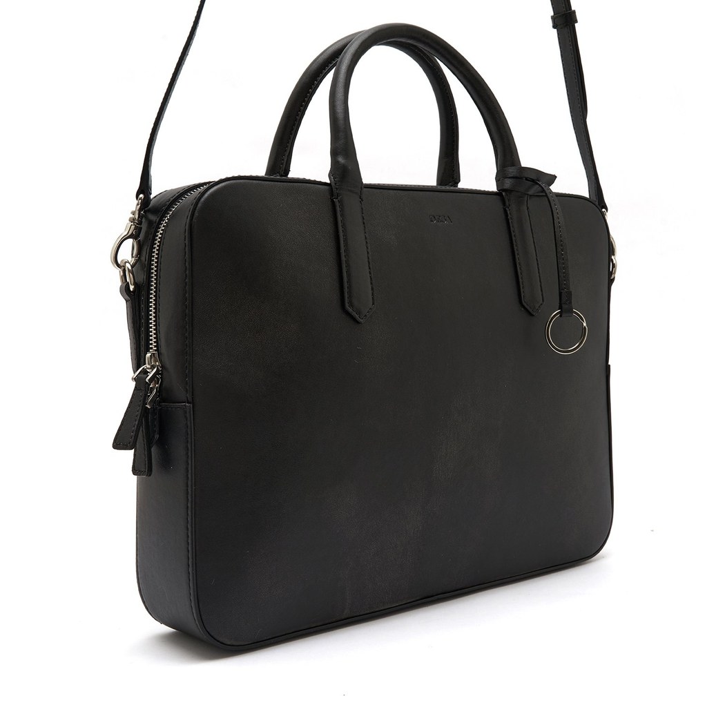 Amelio Siyah Erkek Deri Evrak Çantası