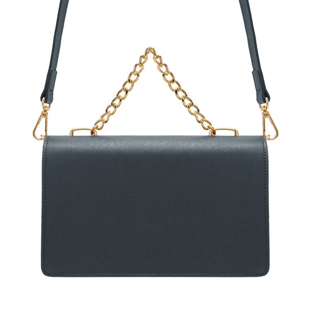 Anais Gri Kadın Zincir Detaylı El Çantası
