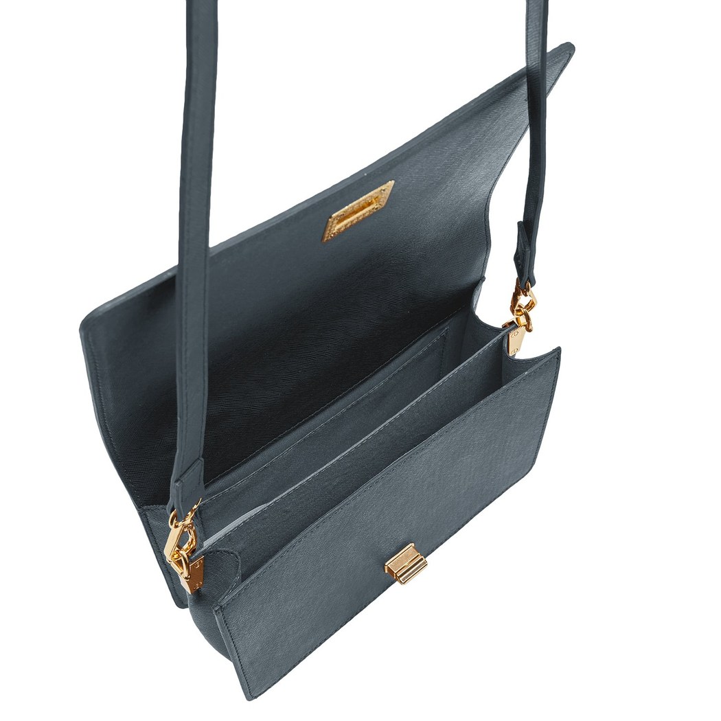 Anais Gri Kadın Zincir Detaylı El Çantası