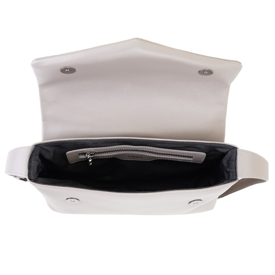 Anastacia Gri Kadın Deri Omuz Çantası