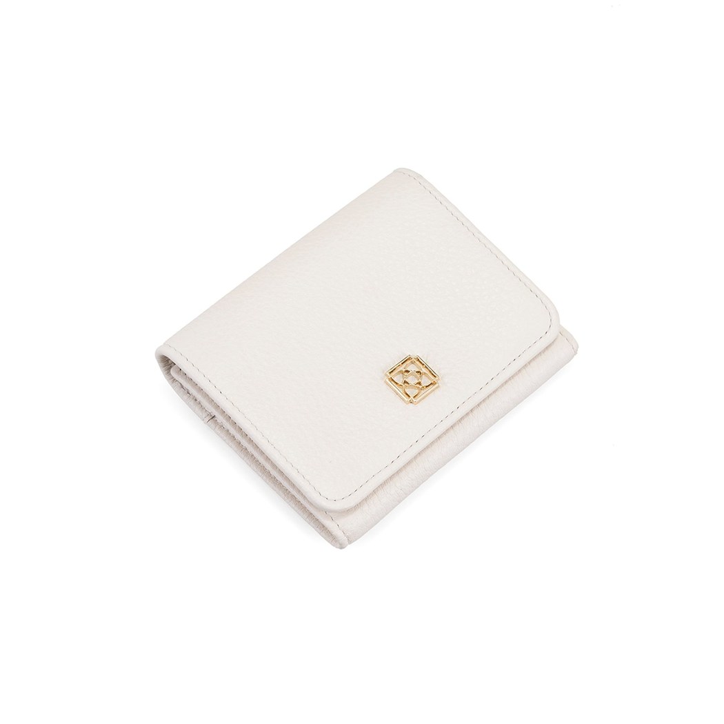 Andorra Beyaz Kadın Deri Cüzdan