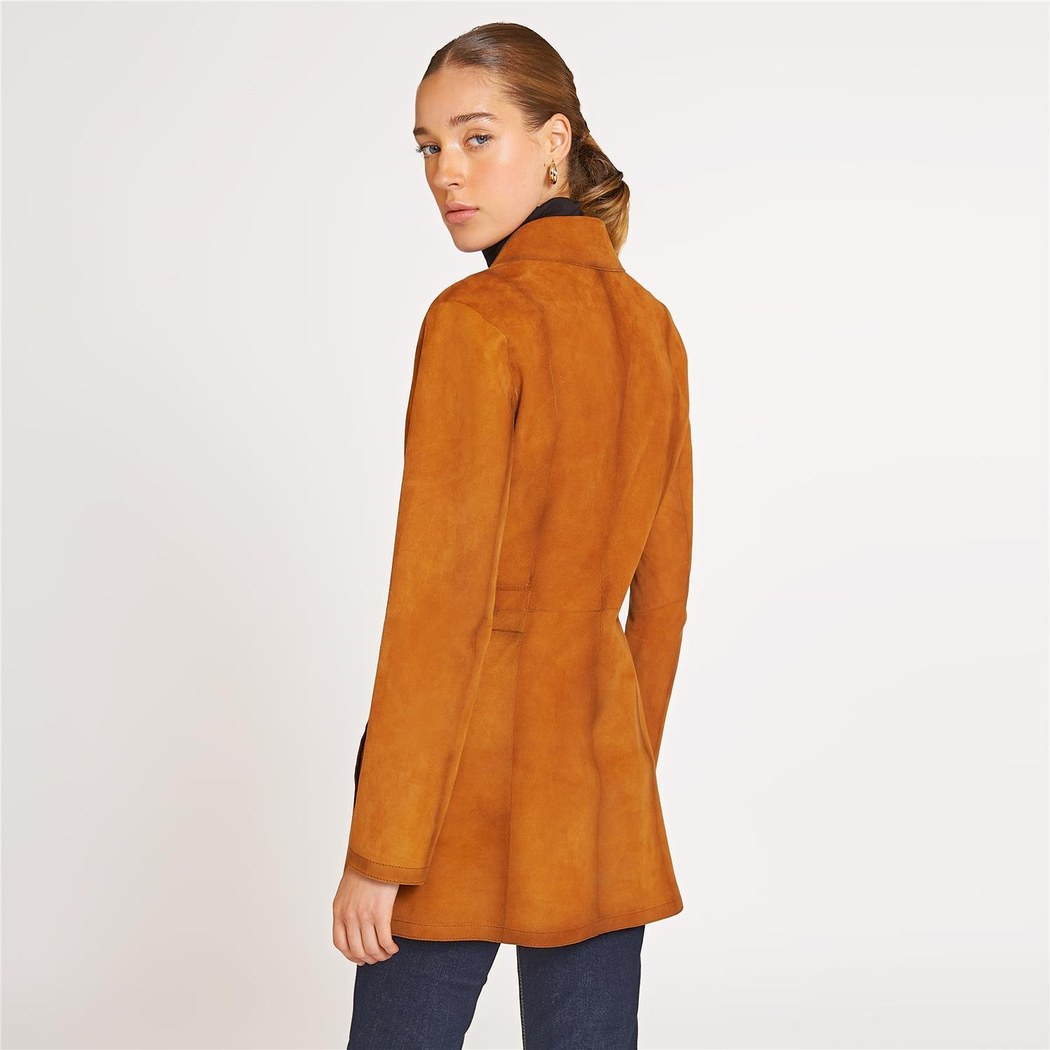 Andra Kadın Çift Taraflı Deri Pardösü