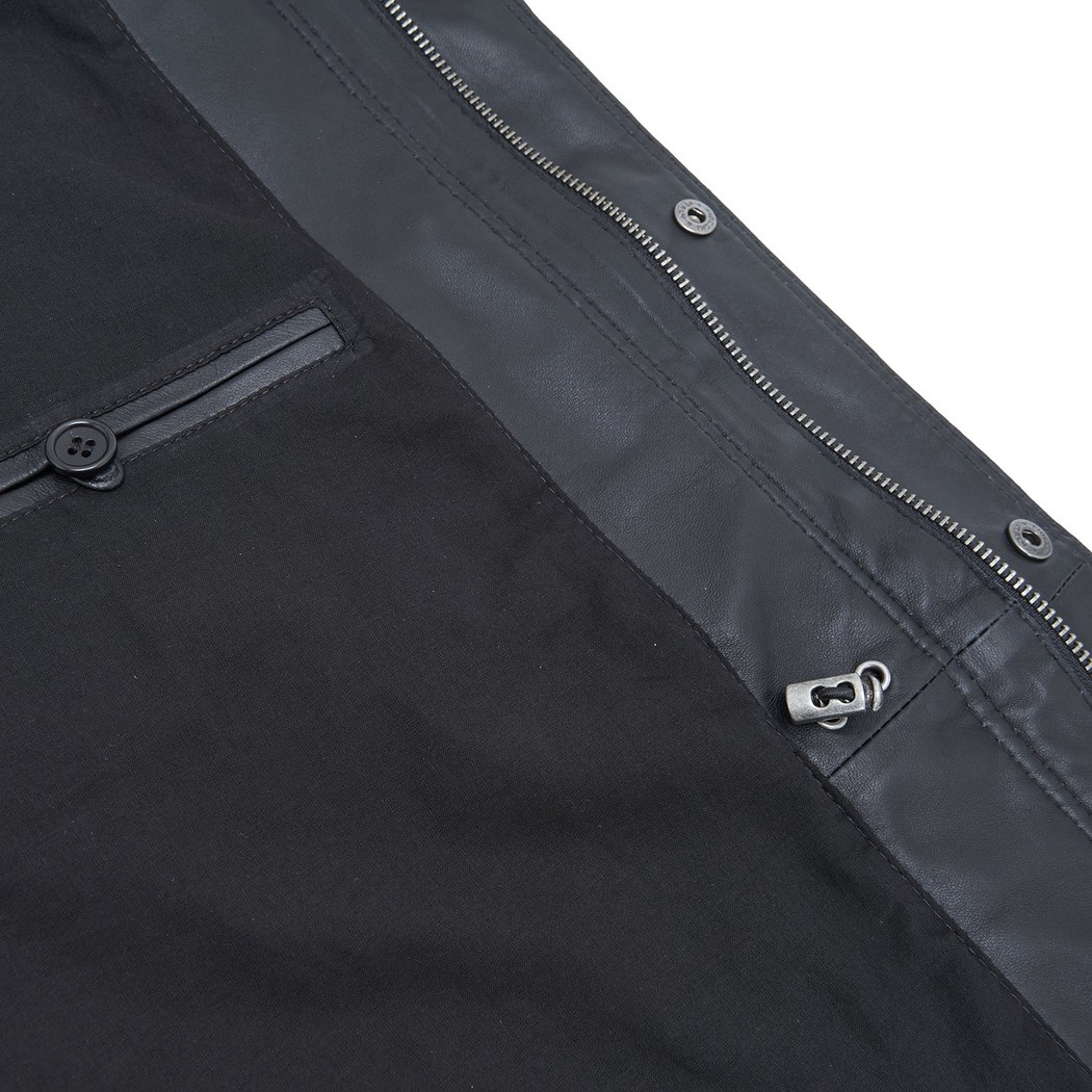 Anton Siyah Erkek Deri Kaban