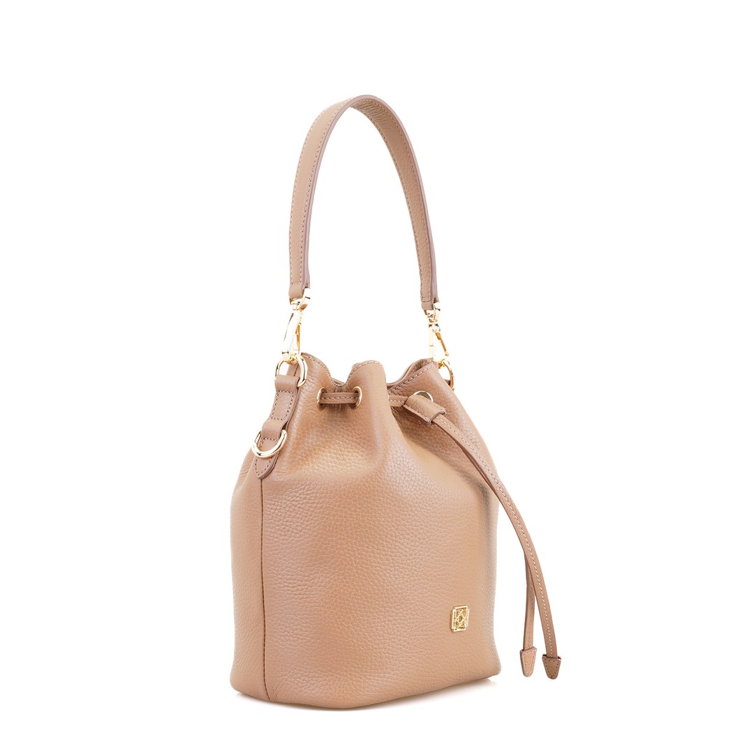 Antonella Kahve Kadın Deri Omuz Çantası