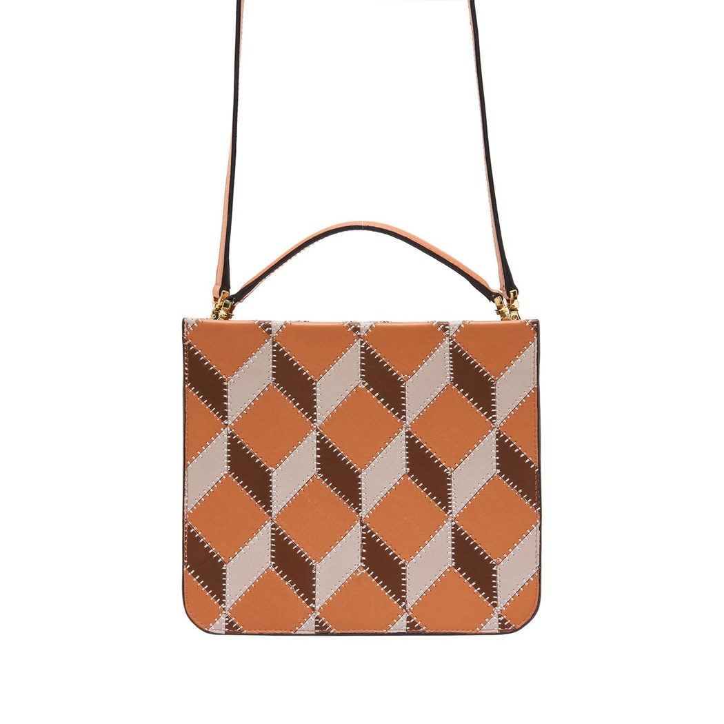 Anwalt Kadın Patchwork Deri Omuz Askılı Çanta